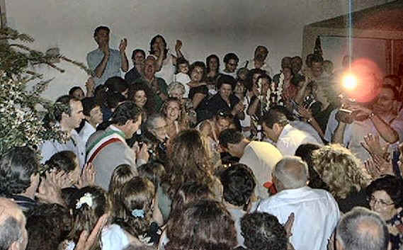i festeggiamenti con la presenza del sindaco  Maurizio Iorio