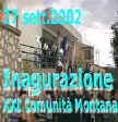 Inagurazione della XXI Comunit Montana