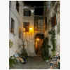 via San Pietro by night