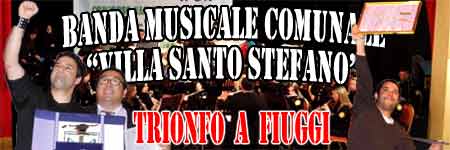 Trionfo della Banda Musicale a Fiuggi