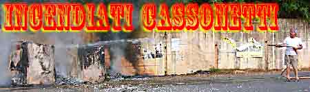 incendio cassonetti