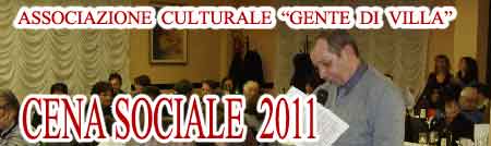 La cenna sociale annuale di "Gente di Villa"