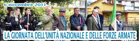 la giornata del 4 novembre celebrata il 6