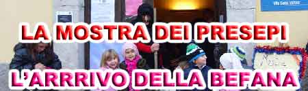 La mostra dei presepi e l'arrivo della Befana