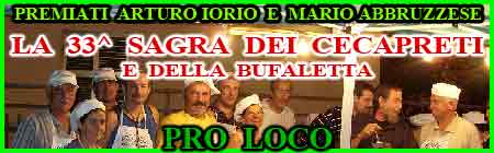 La sagra dei cecapreti e il premio Pro Loco 2011