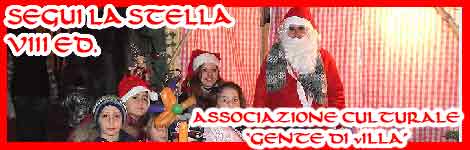 la festa natalizia di Gente di Villa