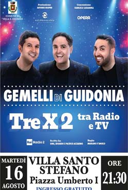 I Gemelli di Guidonia a Vialla Santo Stefano 16 agosto 2022