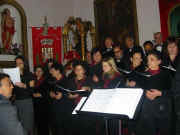 Il Coro durante il Concerto di Natale 2003