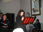 Alessandra Leo legge le poesie sul Natale