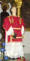 La statua di Santo Stefano portata in processione