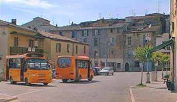 Il capolinea a piazza Umberto I 