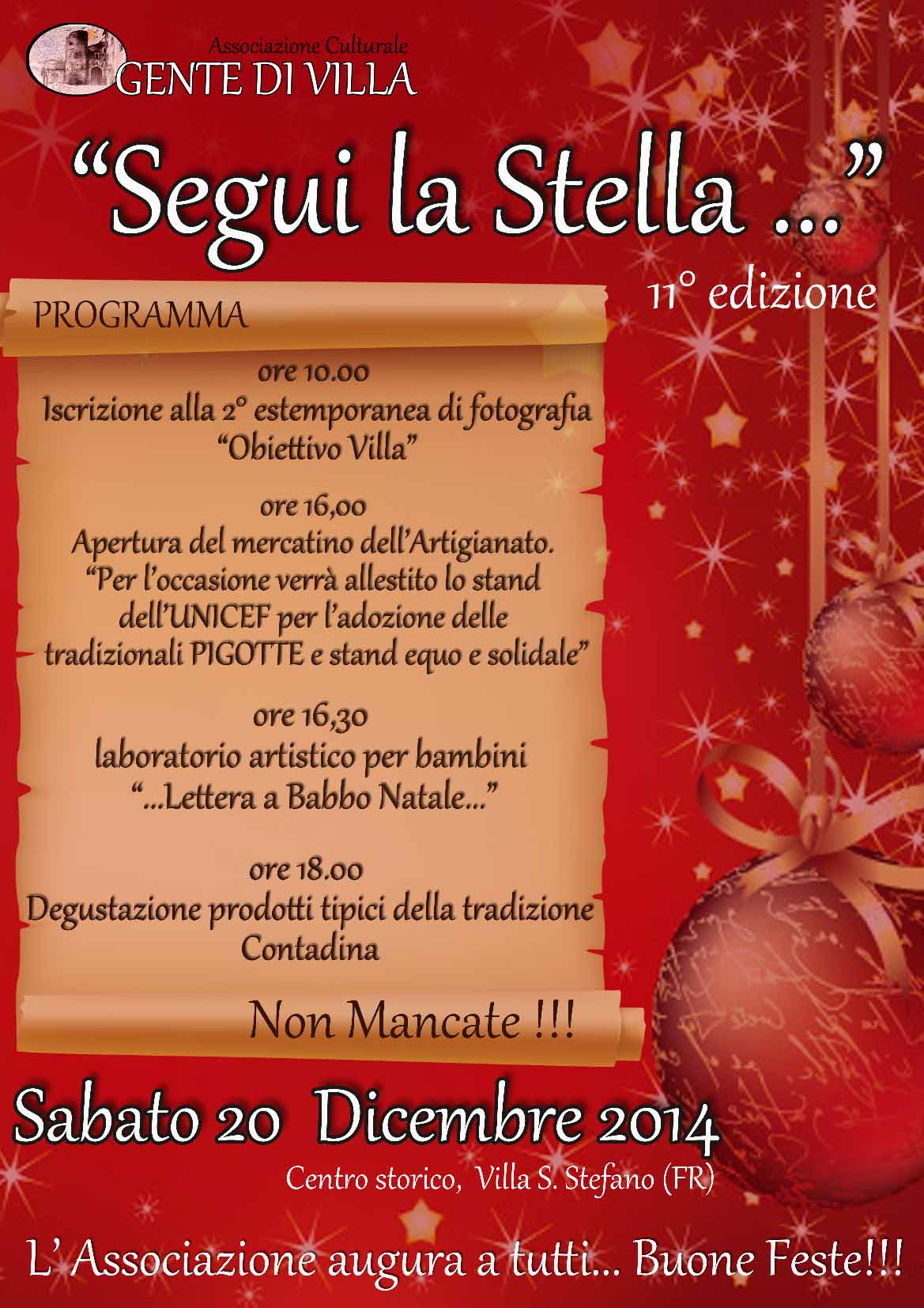 Segui La Stella Canzone Di Natale.Outnews 2014