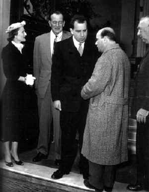 From left to right: THE FIRST LADY, JOHN WAYNE, PRESIDENT RICHARD NIXON and ALFONSO FELICI