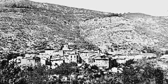 Panorama  di Villa Santo Stefano del 1900