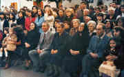 I fedeli in prima fila