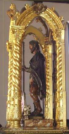 La statua di San Rocco
