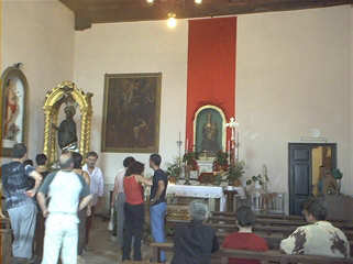 L'interno attuale della Chiesa di San Sebastiano