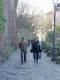 Franco e Carla salgono al castello di S Giusto 16-02-08