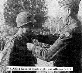 General Clark,(right)  and Alfonso Felici   U.S.ARMY