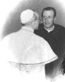 Papa Pio XII incontra Don Alvaro Pietrantoni