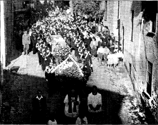 2 novembre 1952: il corteo funebre a via San Sebastiano