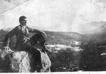 Primo con panorama di Villa Santo Stefano - 1945